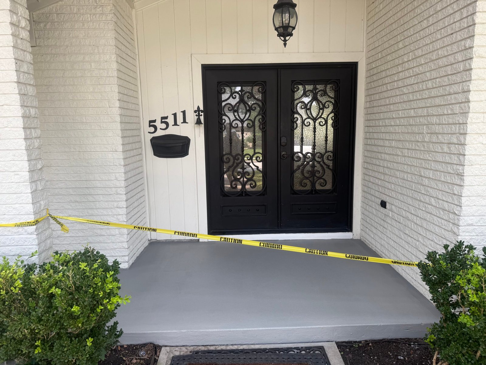 Porch repair after photo