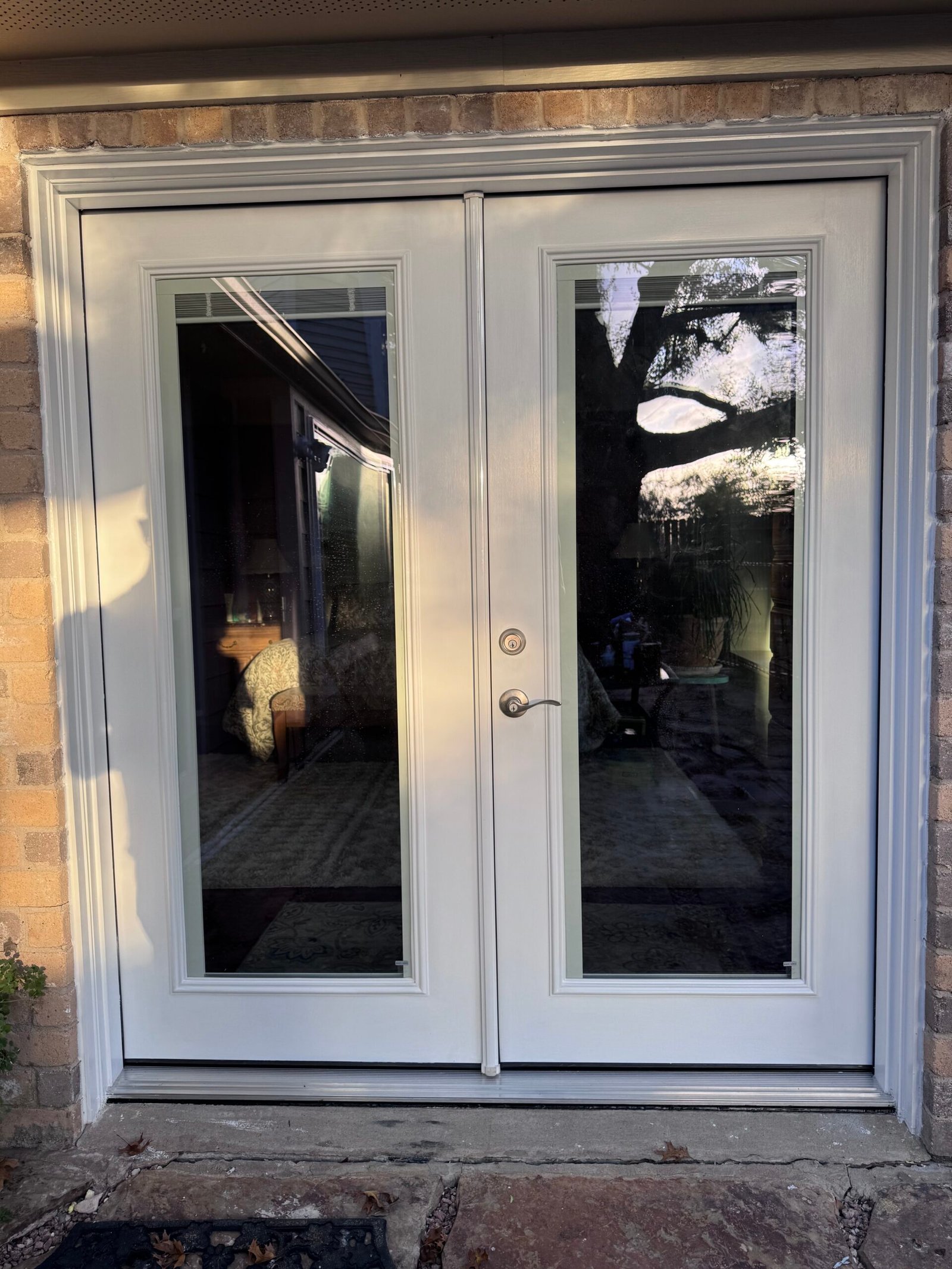 French door conversion after photo